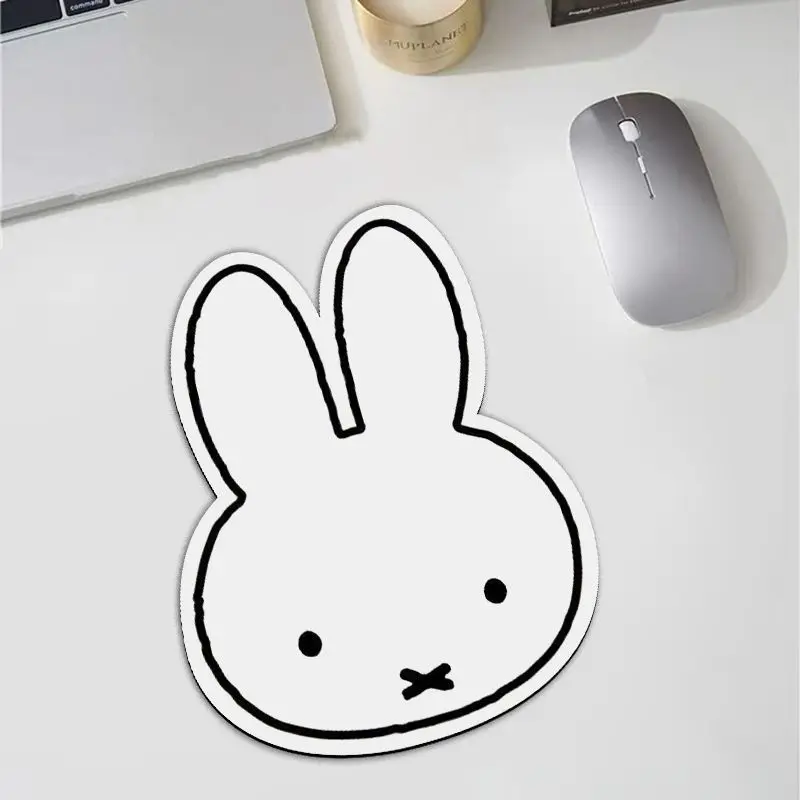 Home Office Desk Ideas - Kawaii Miffy Rabbit Shaped Mouse Pad