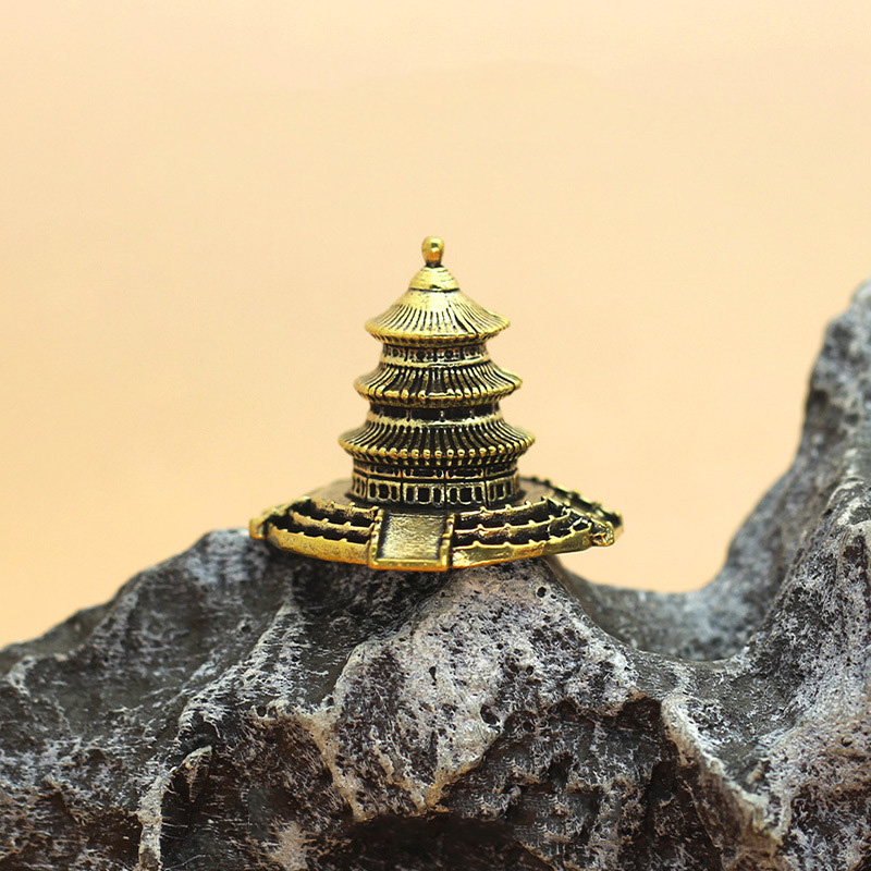 Brass Temple Architecture Figu - Home Office Architecture recension och pris
