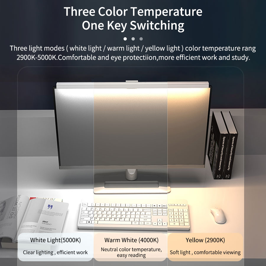 50cm LED Monitor Light Bar Scr - Home Office Desk Ideas recension och pris