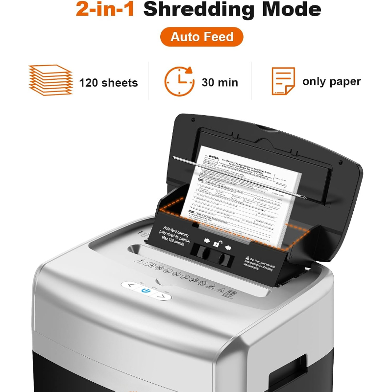 120-Sheet Autofeed Micro-Cut 3 - Paper Shredder Micro recension och pris