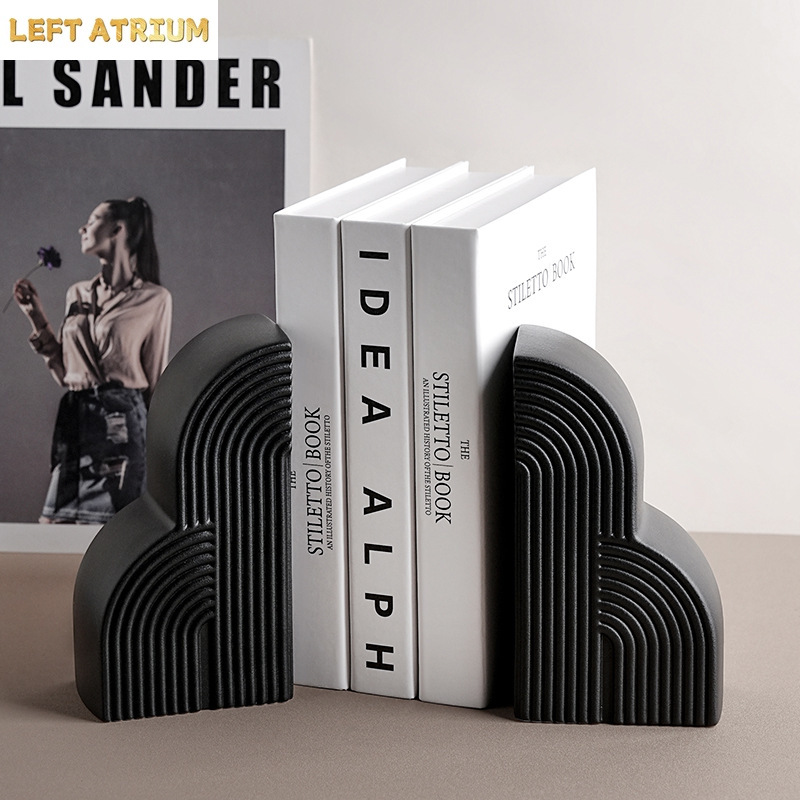 Nordic Bookends Books Rely On  - Home Office Architecture recension och pris