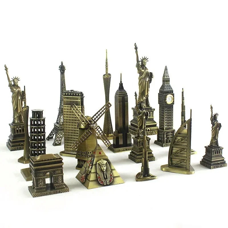 Metal World Famous Building Ar - Home Office Architecture recension och pris