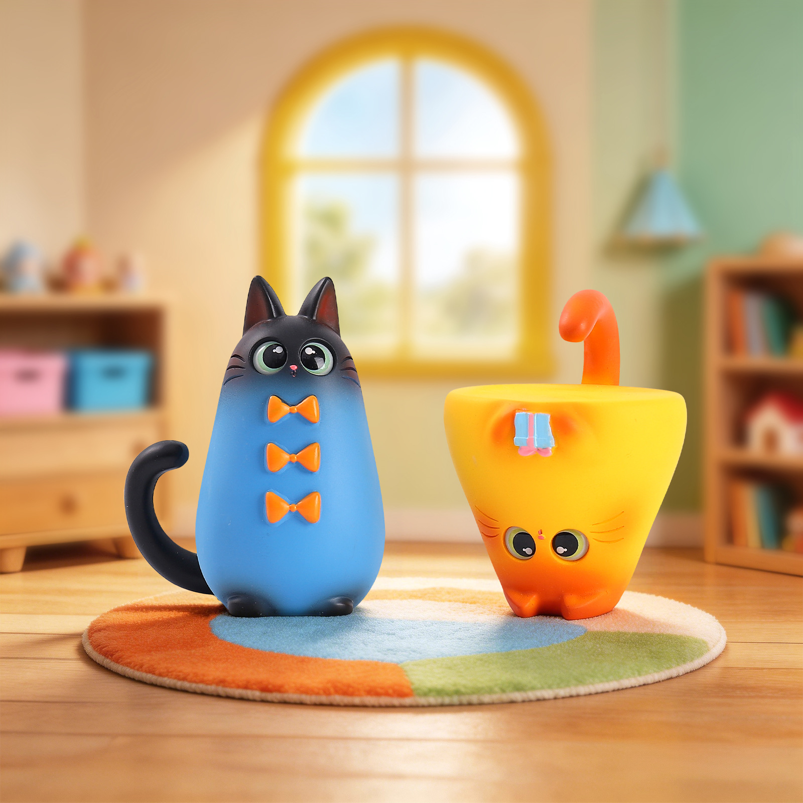 Blind Box Cat Figurine Resin C - Home Office Desk Ideas recension och pris
