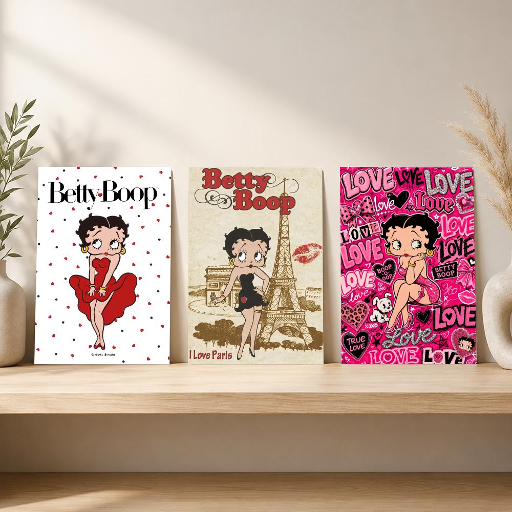 B-Betty B-Boop Sleeping Poster - Home Office Wallpaper recension och pris