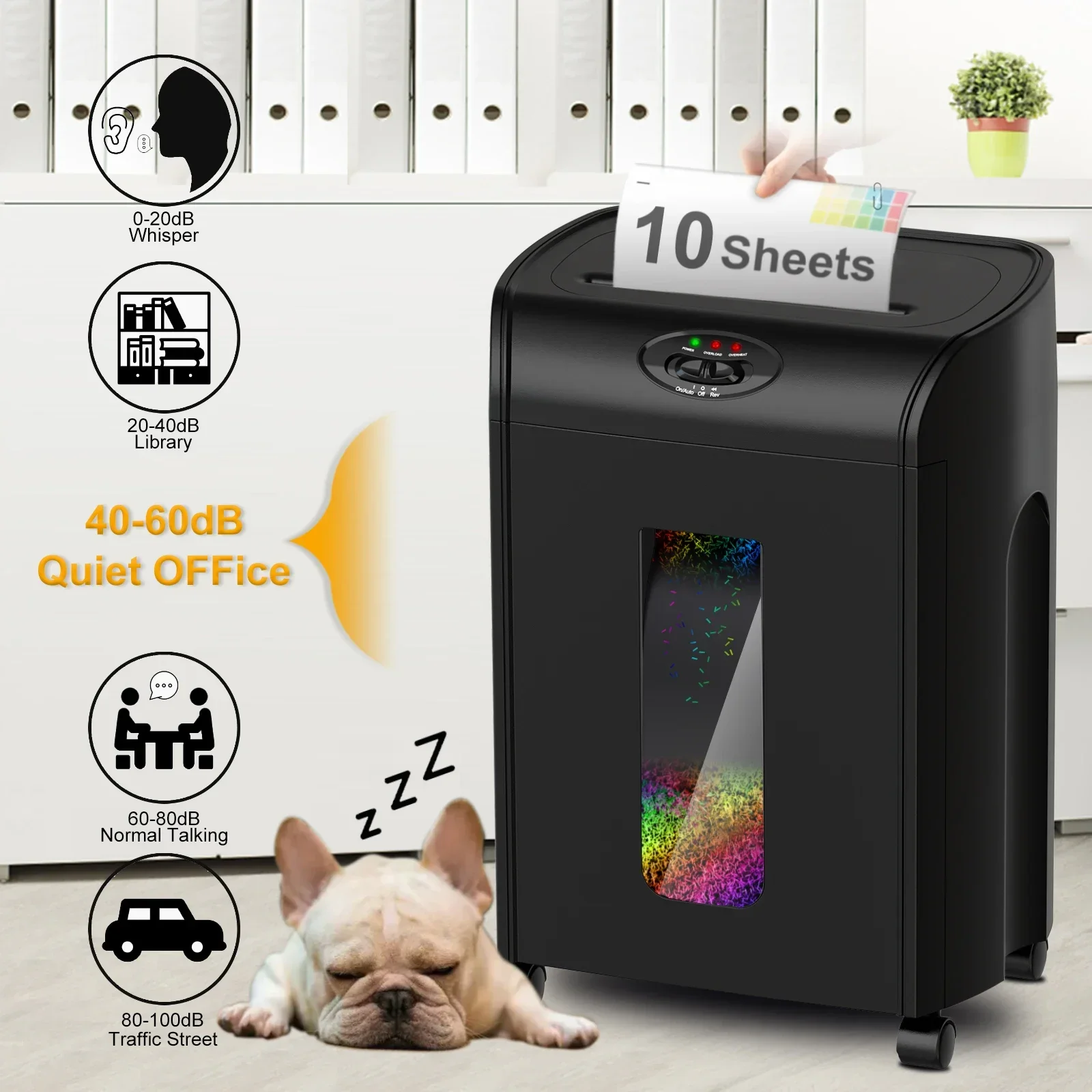CD290P  10  Sheets  Micro Cut  - Paper Shredder Micro recension och pris