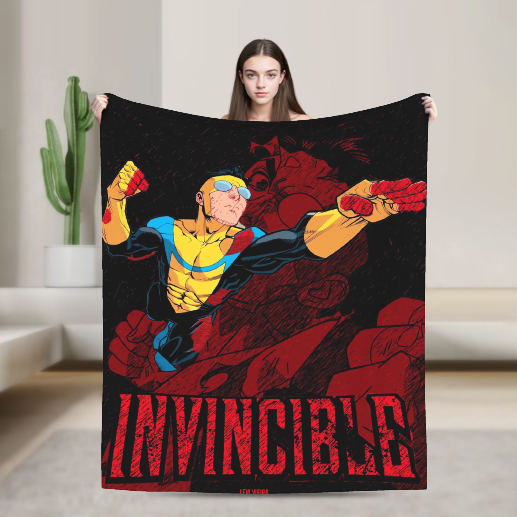 Bloodied Invincible Art Blanke - Home Office Trend recension och pris
