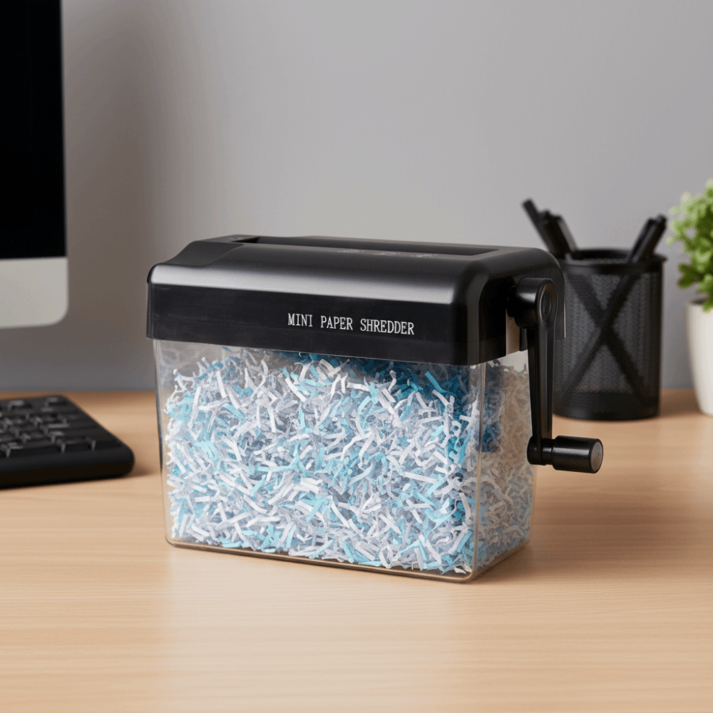 Professional Mini Manual Paper - Paper Shredder Micro recension och pris