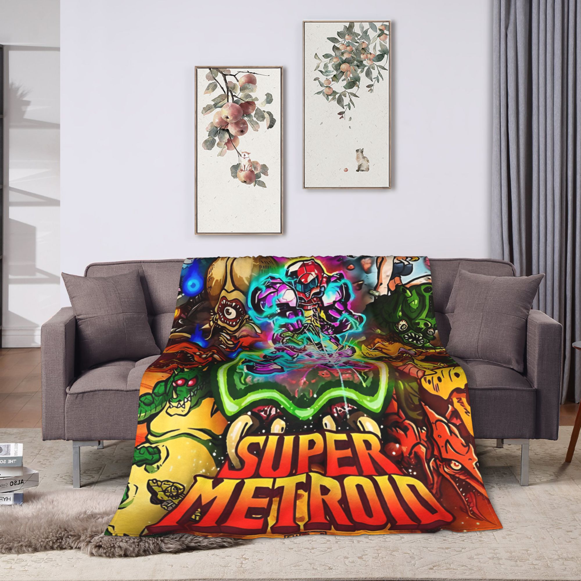Metroids Hero Game  Flannel Bl - Home Office Trend recension och pris