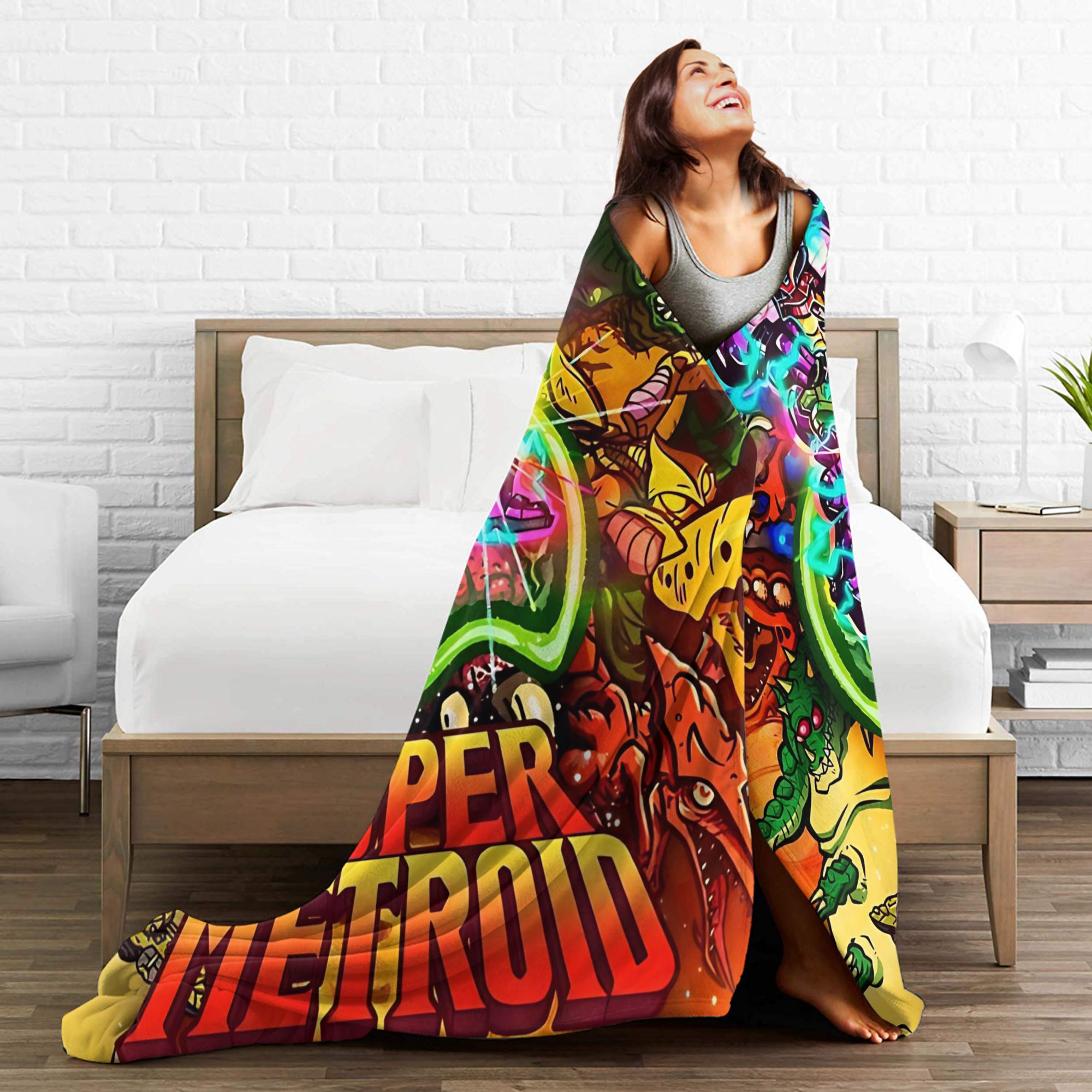 Metroids Hero Game  Flannel Bl - Home Office Trend recension och pris