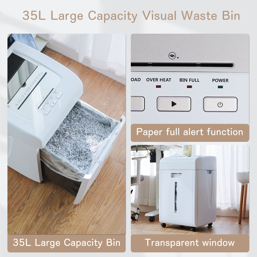 Heavy Duty 35L Paper Shredder  - Paper Shredder Micro recension och pris