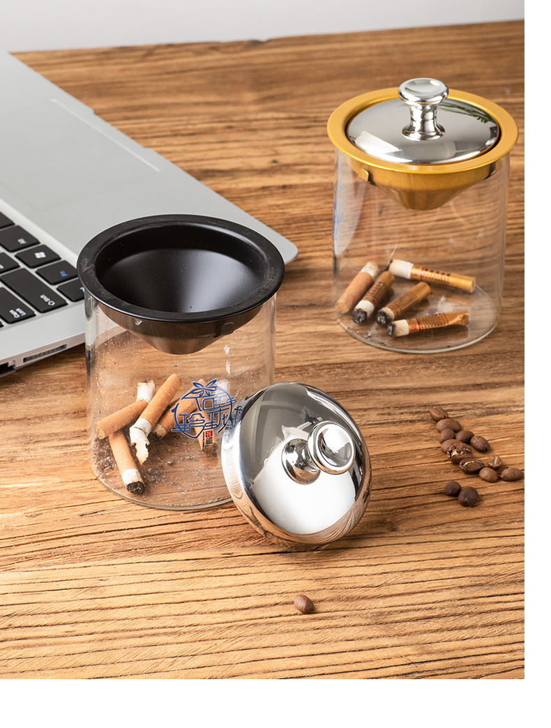 Creative stainless steel ashtr - Home Office Trend recension och pris