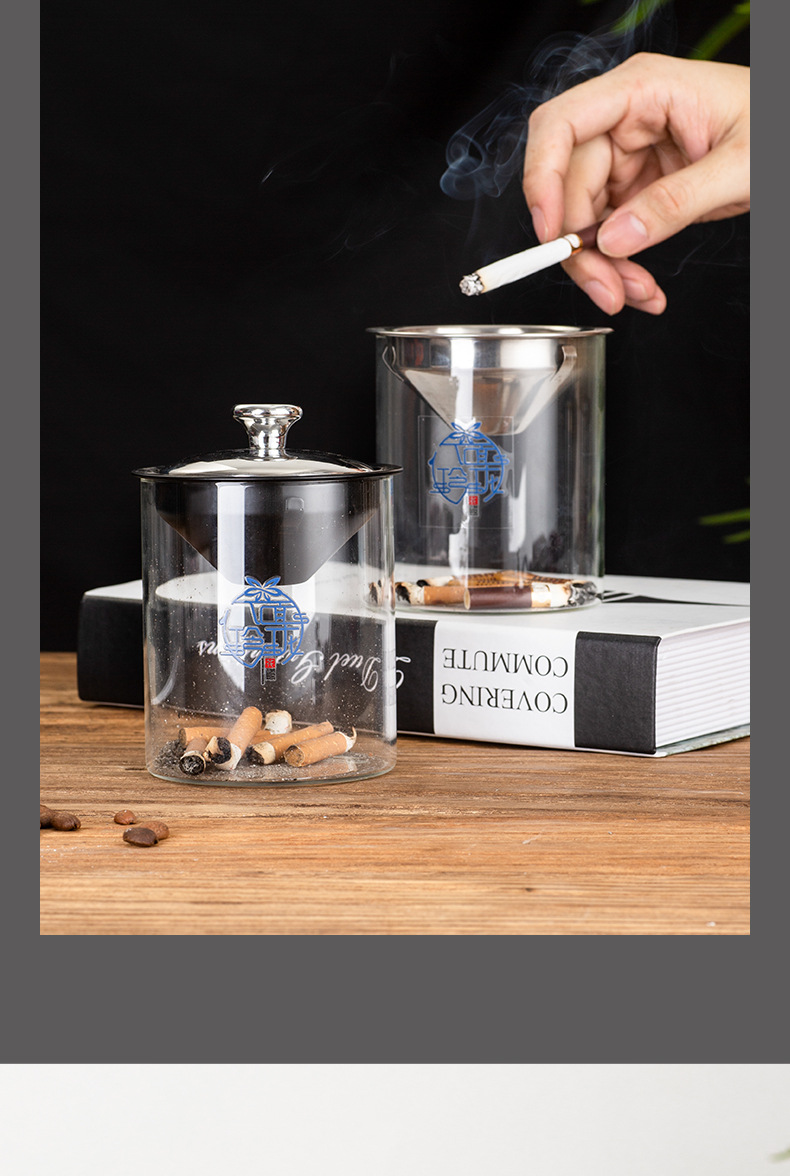 Creative stainless steel ashtr - Home Office Trend recension och pris