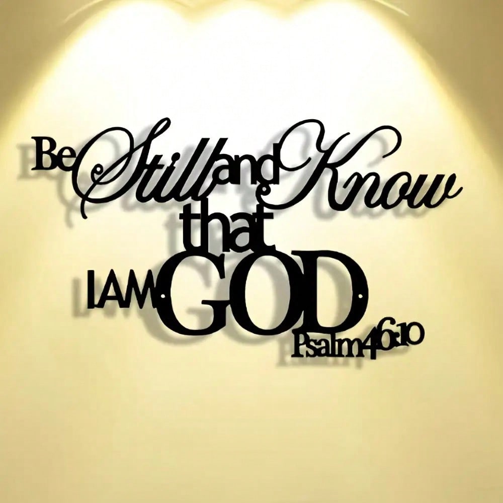 God Word Metal Wall Plaque Chr - Home Office Room Inspiration recension och pris