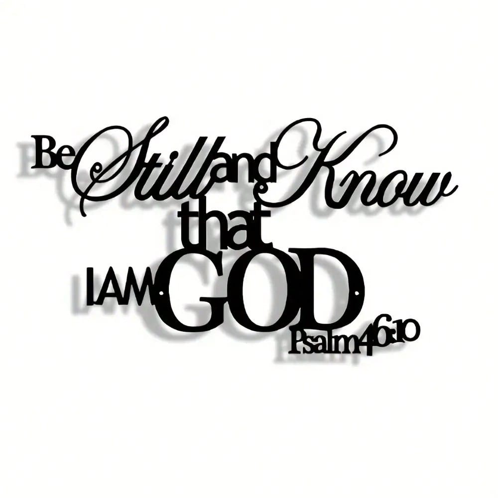God Word Metal Wall Plaque Chr - Home Office Room Inspiration recension och pris