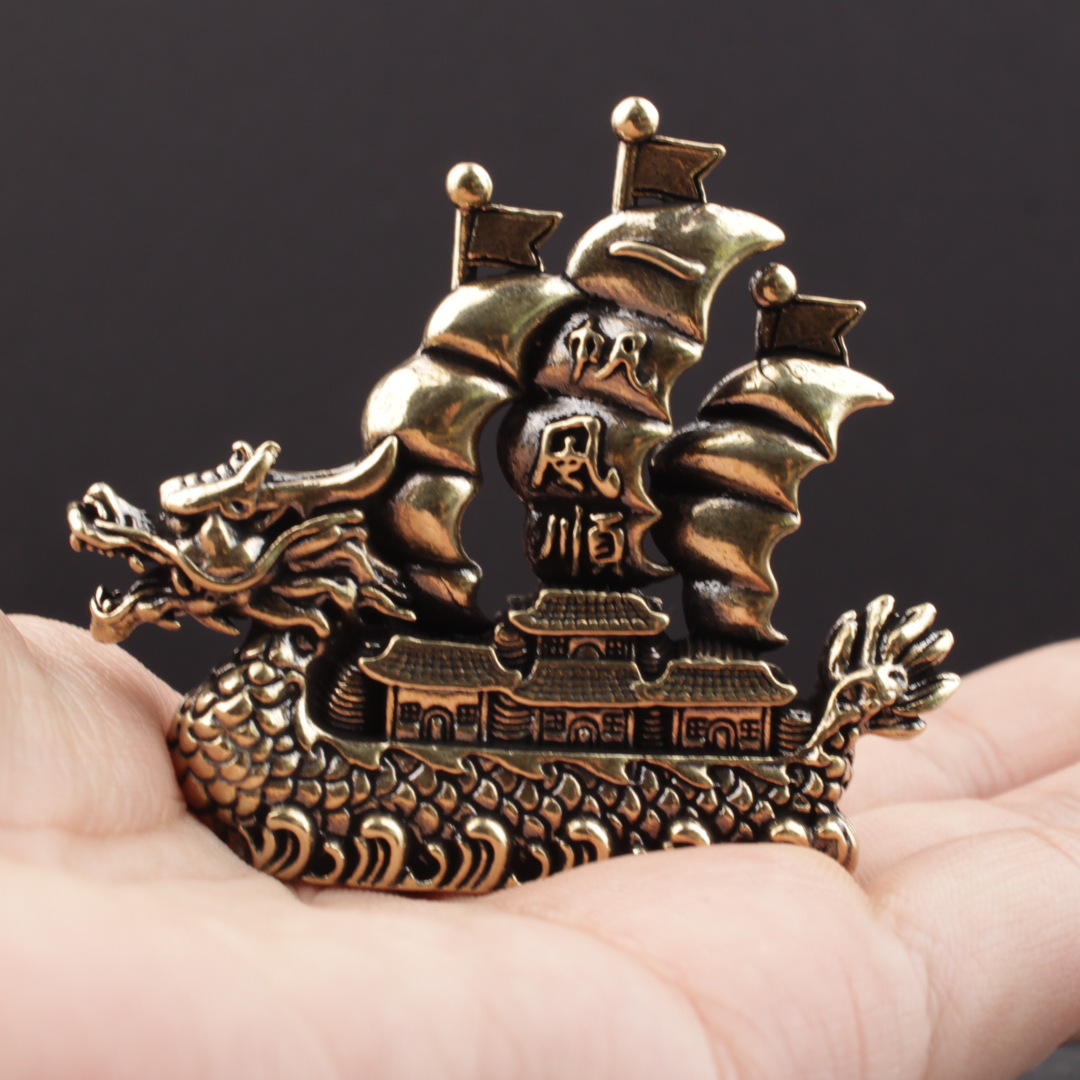 Figure Dragon Boat Statue Home - Home Office Architecture recension och pris