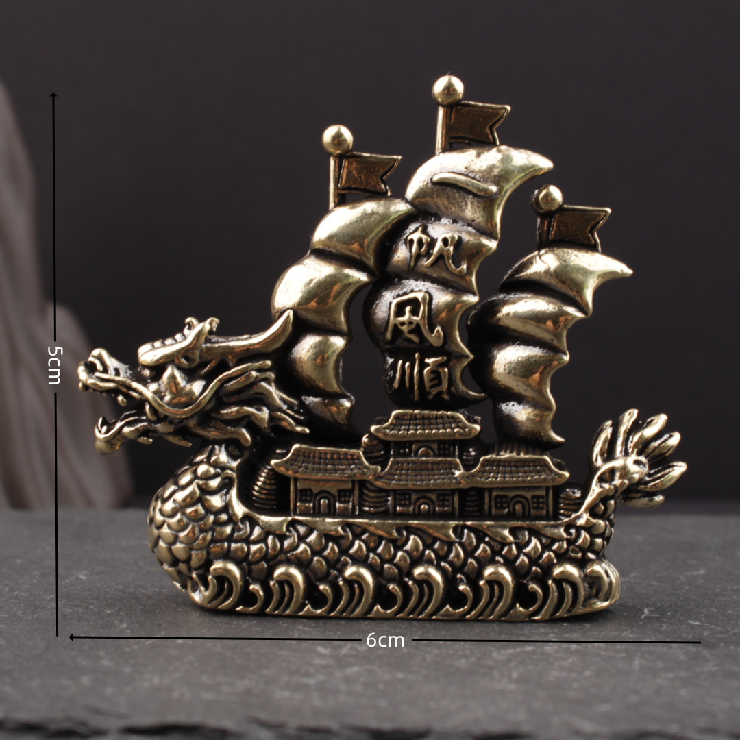 Figure Dragon Boat Statue Home - Home Office Architecture recension och pris
