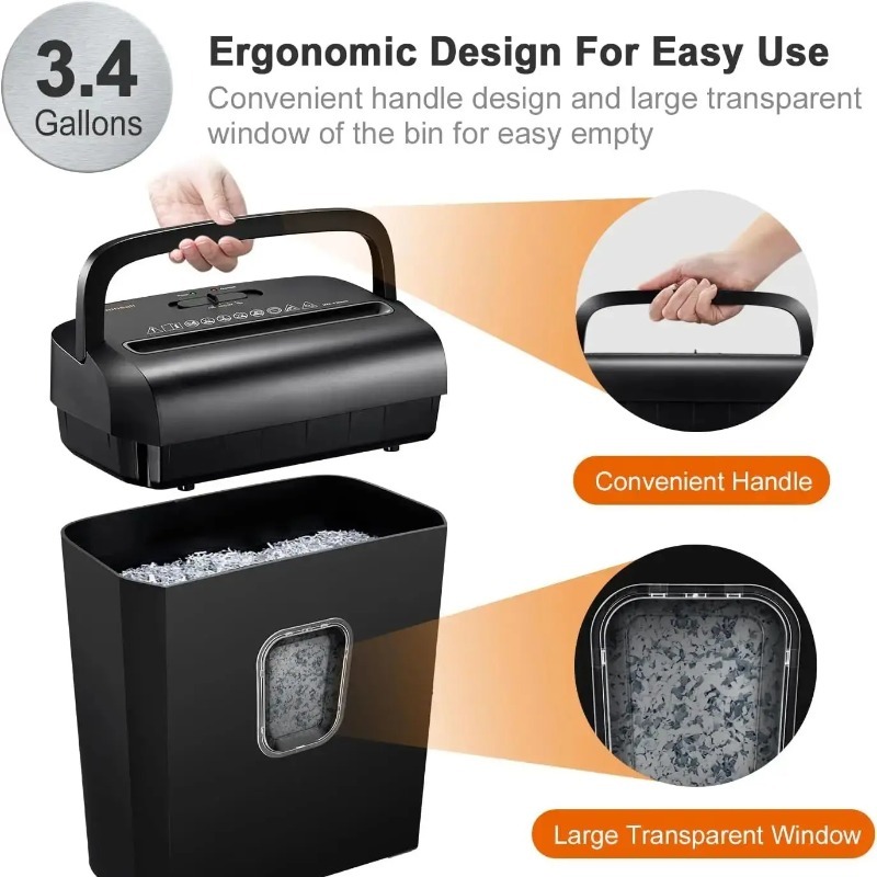 Bonsaii 6-Sheet Micro-Cut Pape - Paper Shredder Micro recension och pris