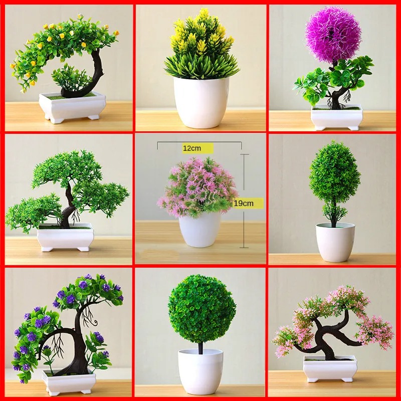 Artificial Small Tree Potted P - Home Office Desk Ideas recension och pris