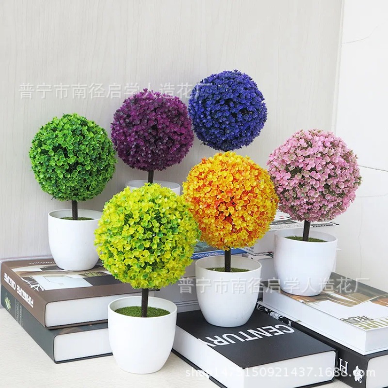 Artificial Small Tree Potted P - Home Office Desk Ideas recension och pris