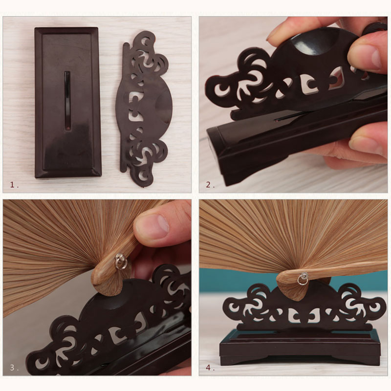 Vintage Art Style Folding Fan  - Home Office Desk Ideas recension och pris