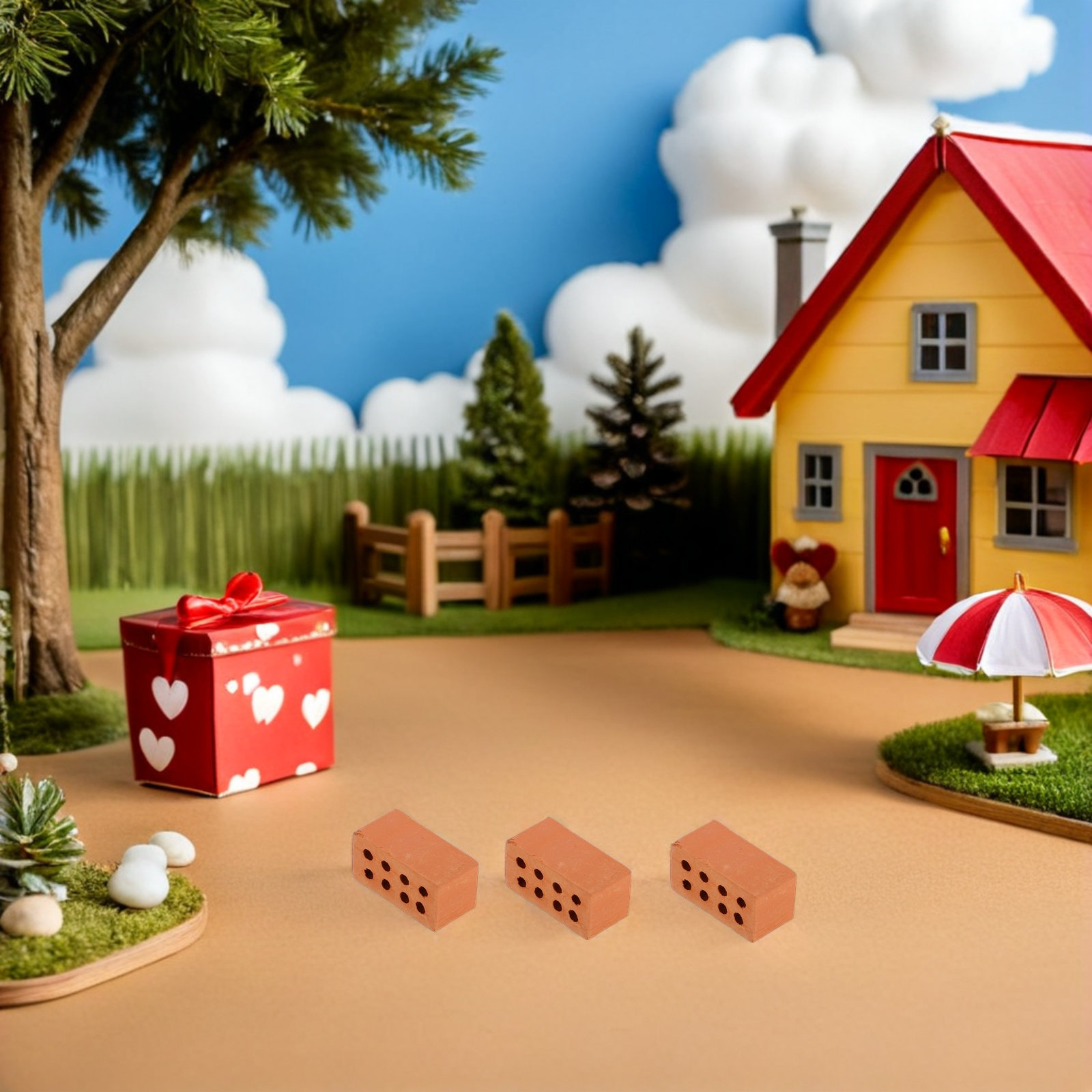 100Pcs Miniature Landscaping B - Home Office Architecture recension och pris