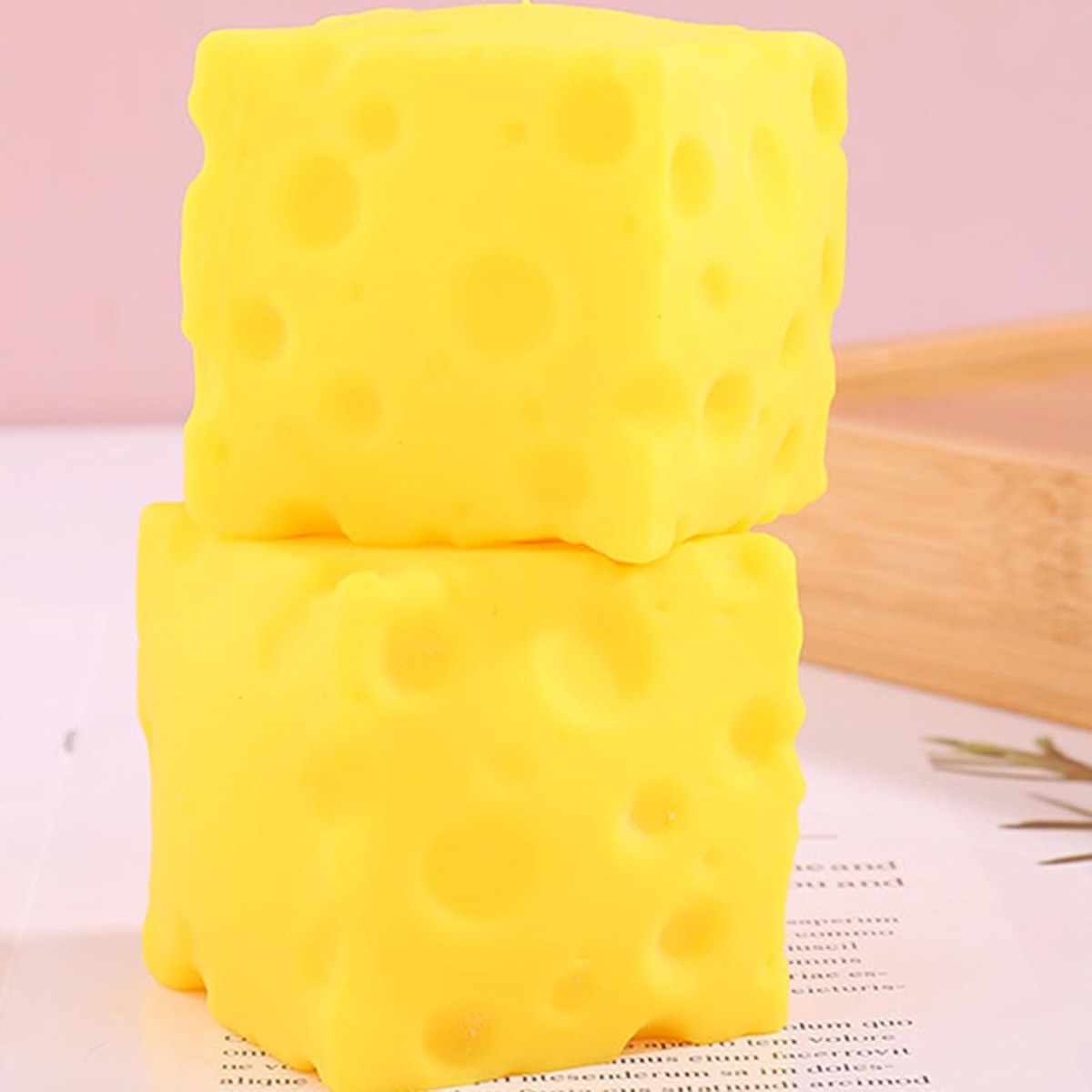 Cheese Stress Ball Squishy Toy - Home Office Living Room recension och pris