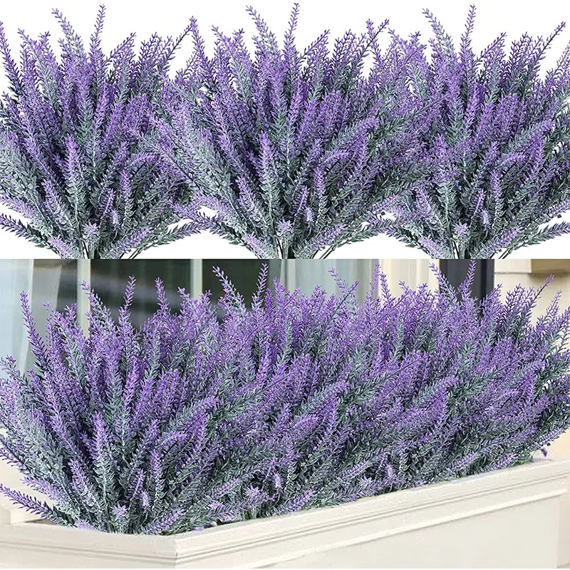 1 Bundle Purple Artificial Lav - Home Office Desk Ideas recension och pris