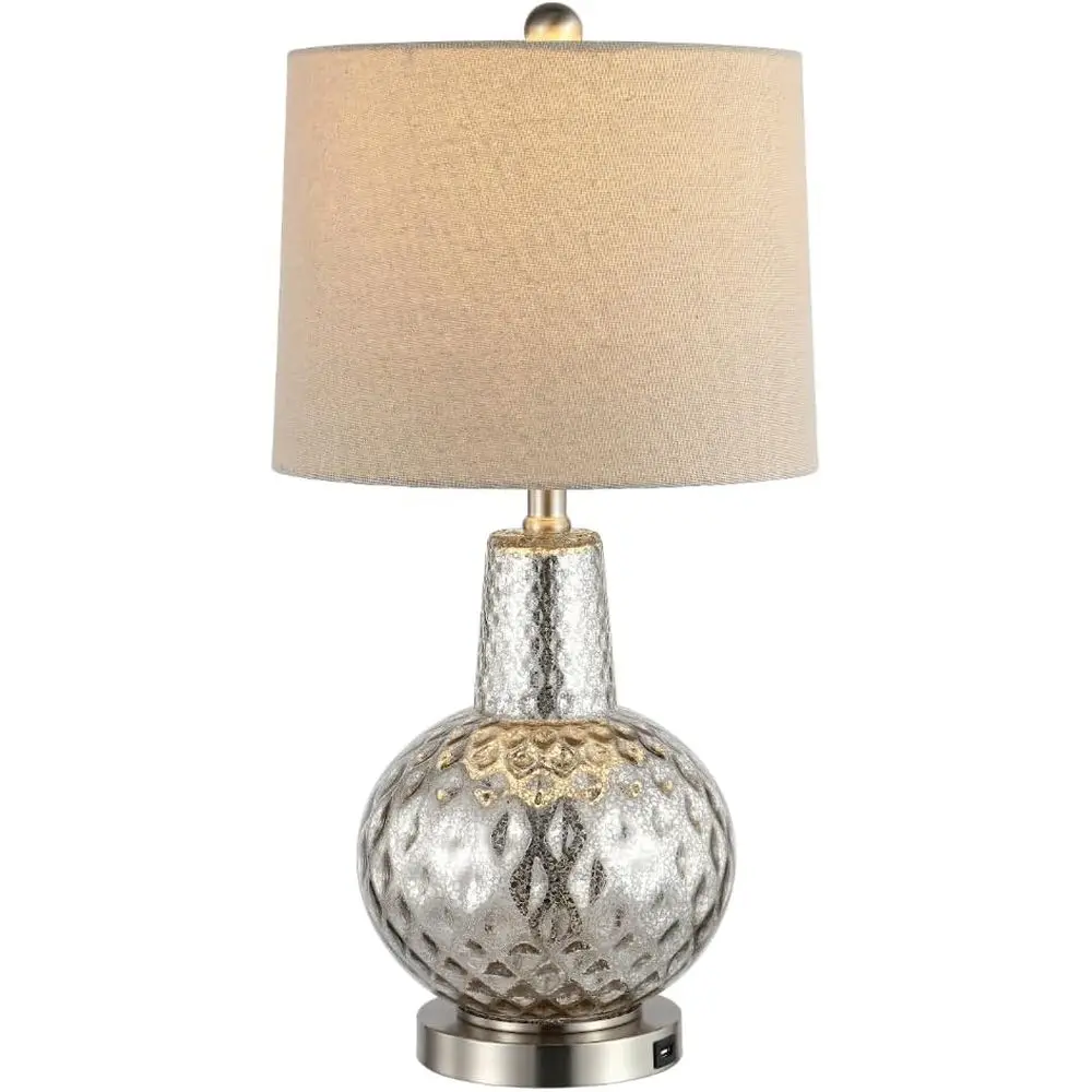 24-inch Silver/Ivory Shade LED - Home Office Living Room recension och pris